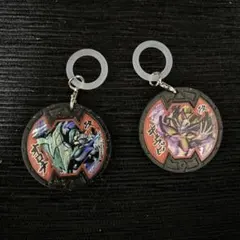 キャラクターアクリルキーホルダー2個セット