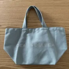 DEAN & DELUCA 水色　チャリティートートバッグS スノーブルー