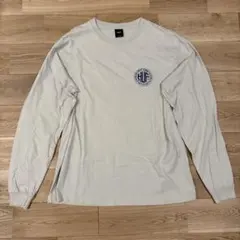 HUF アイボリー サークルロゴ バックプリント ロンT 長袖Tシャツのサムネイル