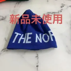 THE NORTH FACE ニット帽 青リバーシブルビーニー