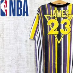 CX1 《LAKERS》NBA　半袖Tシャツ　レブロンジェームズ　レイカーズ23