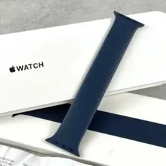 入手困難✨ アップルウォッチ バンド カジュアル ソロロープ ネイビー