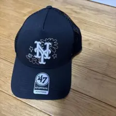 NEW ERA メッシュキャップ　ブラックのサムネイル