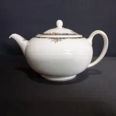 【美品】ウェッジウッド オズボーン ティーポット 希少 黒壺ロゴ