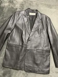 BALMAIN レザー テーラードジャケット