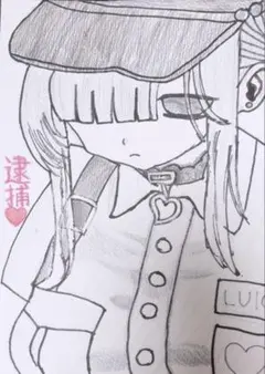 手描きイラスト 萌え絵 地雷量産