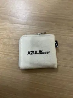 AZUL by moussy ベージュミニ財布