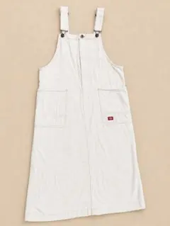 Dickies サロペット ジャンパースカート M ホワイト デニム