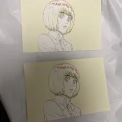 進撃の巨人 WIT STUDIO 原画ポストカード IP書店 TSUTAYA - メルカリ