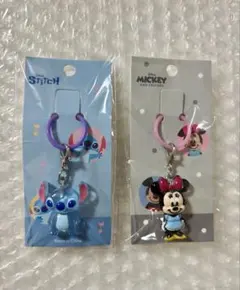 ディズニー キャラクター キーホルダー 2種セット