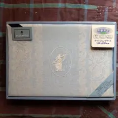 【新品未使用】WEDGWOOD ジャガードシーツ ロングサイズ140✕250