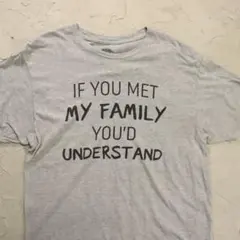 annarbor Tシャツ メッセージ　ジョーク　グレー