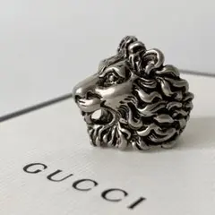 GUCCI グッチ ライオン　リング  アニマルモチーフ　23号　マットブラック 楽天市場】gucci 指輪 ライオンの通販