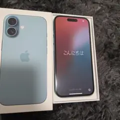 SIMフリー iPhone 16 256GB ティール