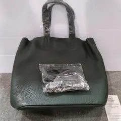 DHOLIC WHOSBAG 牛革 ショルダーバッグ ディープグリーンのサムネイル