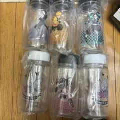 一番くじ　鬼滅の刃　クリアボトルセット売り