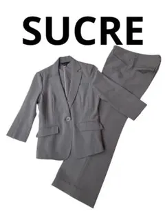 シュクル　パンツスーツ　セットアップ　9号　グレー