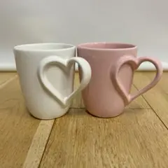 Starbucks Coffee 2005 ハートハンドル マグカップセット