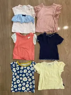 女の子　トップス　Tシャツ　半袖　6点セット　80〜90