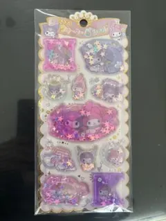 サンリオ　キラキラウォーターインシール　マイメロ、クロミ