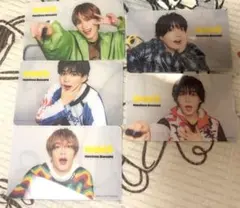 なにわ男子 Doki it クリアソロカード（5枚セット）