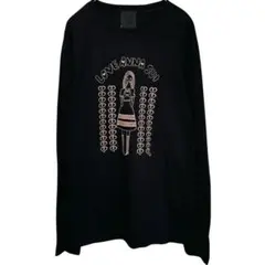 【新品タグ付】ANNA SUI アナスイ ロンT カットソー 女の子 黒 S