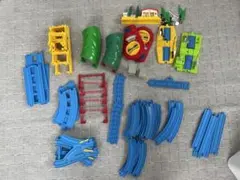 大量 まとめ売り プラレール レール　セット トンネル　駅舎