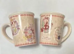 ダッフィー＆フレンズ ハートフェルト・ストロベリーギフト スーベニアカップ2個