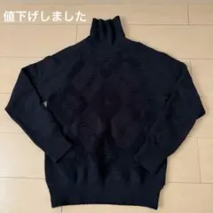 値下げ♪Callaway 黒 タートルネック ニットセーター