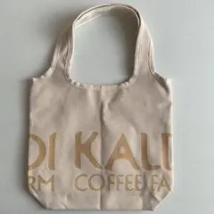 KALDI カルディ　ベージュ トートバッグ　エコバッグ　コーヒー