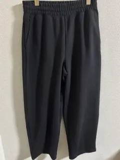 【UNIQLO C】スウェットワイドパンツ M ブラック