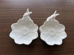 うさぎモチーフの小皿2枚のサムネイル