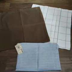 無印良品　福袋　未使用クッションカバー 2つと 収納袋