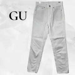 ジーユー　GU ホワイト　白　デニムパンツ Mサイズ相当　221-267556