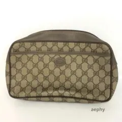 GUCCI グッチ オールドグッチ クラッチバッグ GGスプリーム 鞄 中古のサムネイル