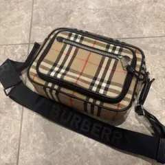 BURBERRY チェック柄 ショルダーバッグ　8010152