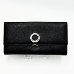 BVLGARI 長財布　ビーゼロワン ロゴクリップ　サークルロゴ　ブラック