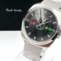 美品/箱付✨ ポールスミス　ファイブアイズ　スイープ運針　レクタングル　ブラック