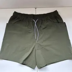ASICS メンズ 水着 ショートパンツ カーキ