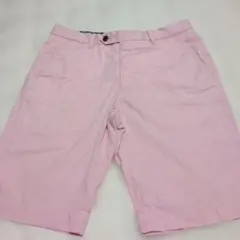 TOMORROWLANDショートパンツ ピンク ストライプ48のサムネイル