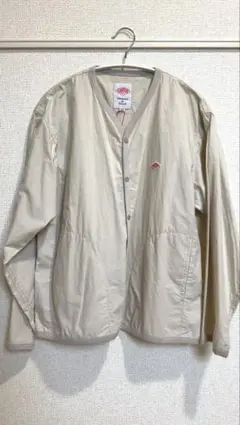 DANTON ブロードクロス Vネック シャツカーディガン 新品未使用38