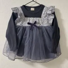 petit main チュール長袖カットソー　100cm