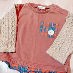 センスオブワンダー ライオン刺繍入り トレーナー