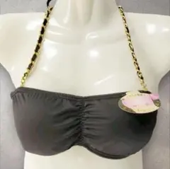 9/30まで出品！【Ｍ】ゴールドチェーンベアトップ