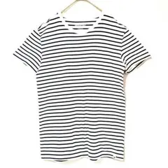 アメリカンイーグル ボーダー Tシャツ 半袖 白青