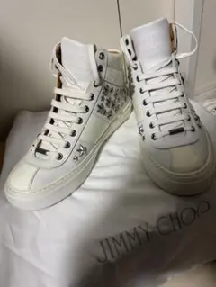 JIMMY CHOO 星型スタッズ ハイカットスニーカー