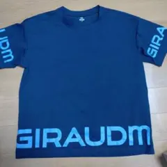 GIRAUDM ネイビー ロゴプリント Tシャツ Mのサムネイル