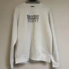 ◆11/15迄の限定セール◆DISCUS SPORTEC トレーナー白L