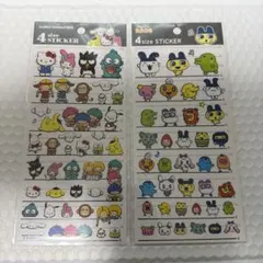 4サイズステッカー たまごっち サンリオキャラクター