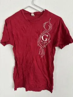 タルテックス Tシャツ ロゴプリント S 赤 コットン 古着 スポーツウェアのサムネイル